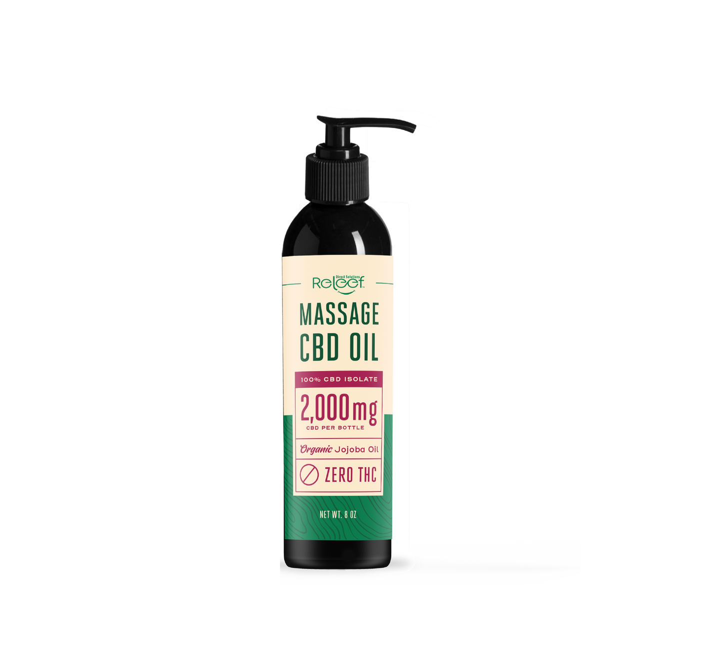 CBD Massage Oil | 2000mg CBD Isolate